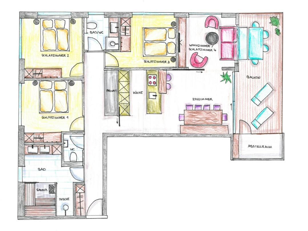 Verwall Apartment Arlberg - Mit Sauna, Balkon Und Skiraum 발트 암 알베르크 외부 사진